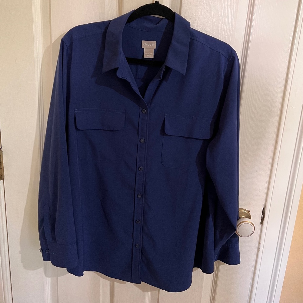 Shirt, Button up, Chico’s size 3. XL